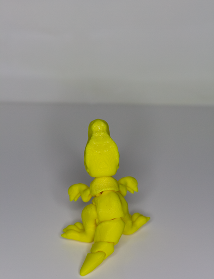 T-Rex Mini Keychain 3D Printed