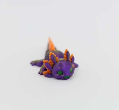 Baby Axolotl Articulated Color 3D printed Pla