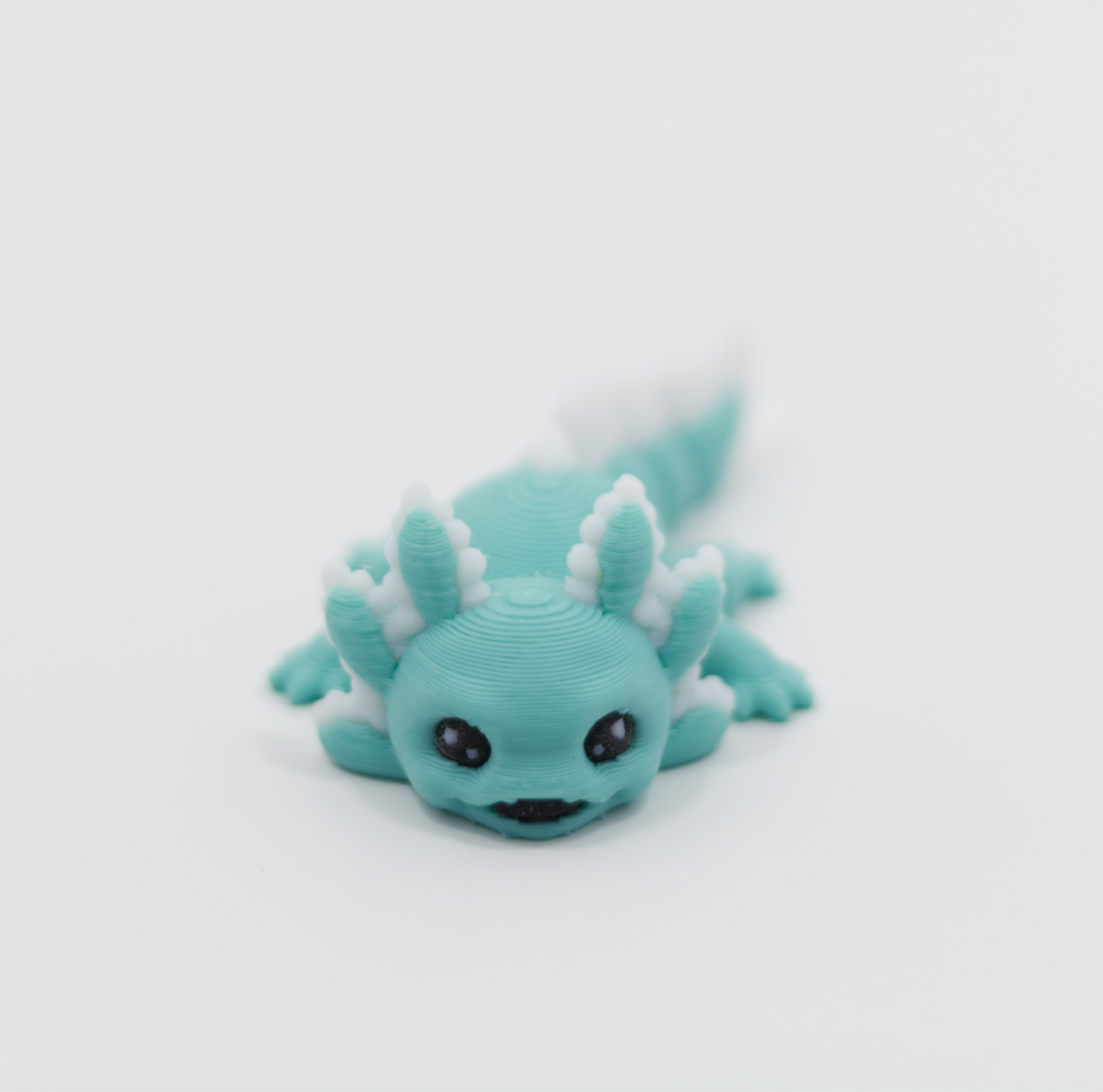 Baby Axolotl Articulated Color 3D printed Pla