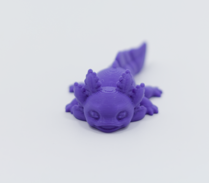 Baby Axolotl Articulated Color 3D printed Pla