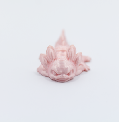 Baby Axolotl Articulated Color 3D printed Pla