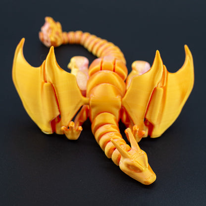 Fire Dragon 3D printed pla