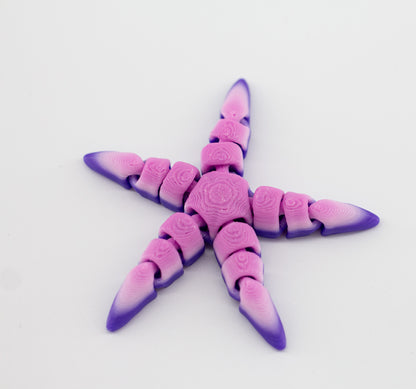 Articulated Starfish 3D Printed Pla