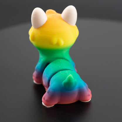 Cat Llama 3D Figure