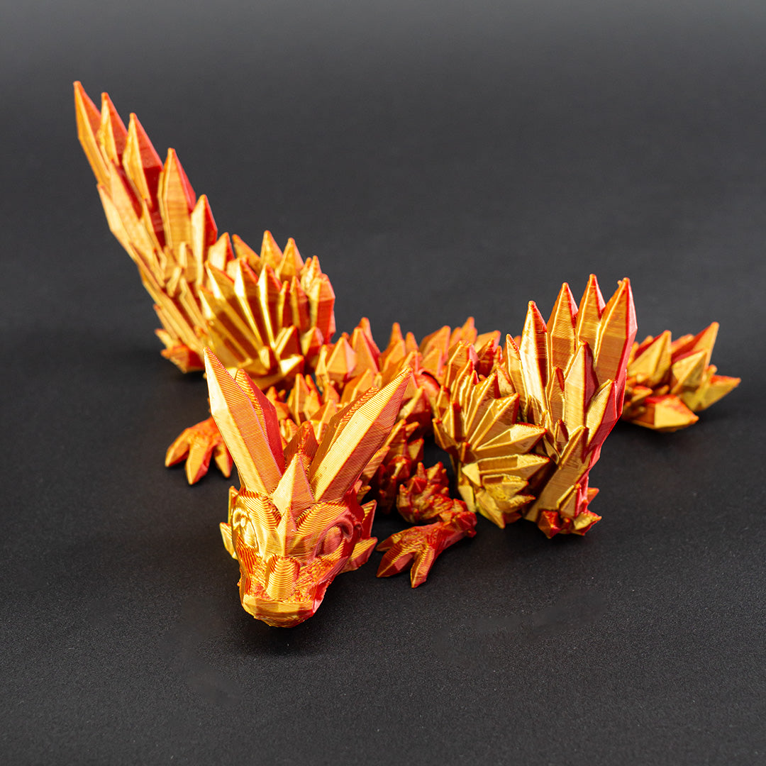 Crystal Dragon Medium Winged