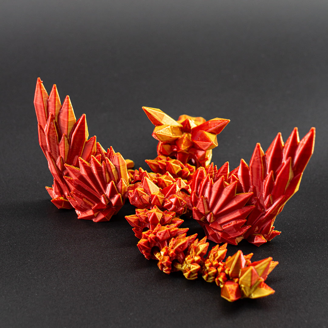 Crystal Dragon Medium Winged